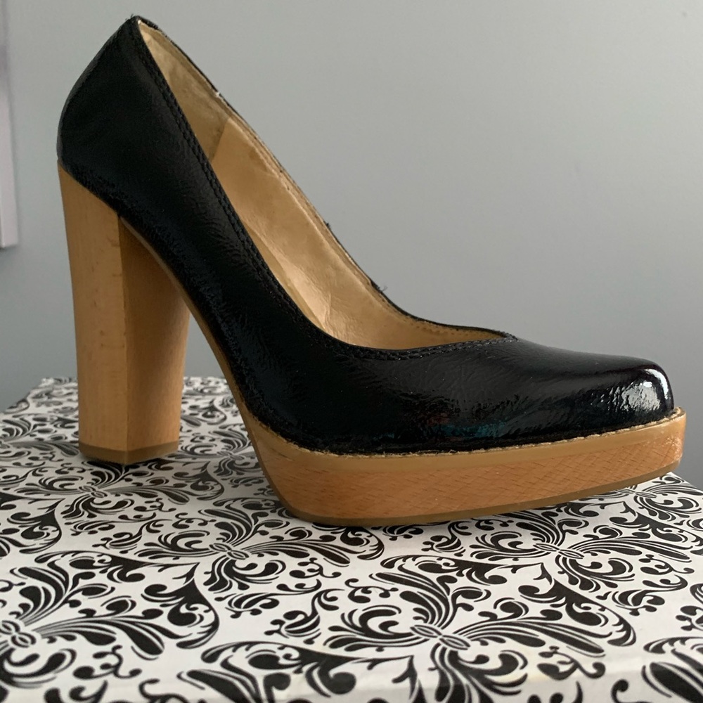 Unique Michael Kors Patent Leather Plaform